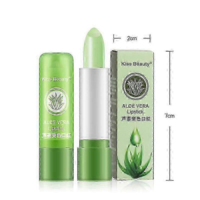 Rouge à lèvres changeant de couleur à l’Aloe Vera, rouge à lèvres à l’Aloe Vera, rouge à lèvres hydratant à changement de couleur PH Magic Temperature, baume à lèvres teinté, teinte pour les lèvres
