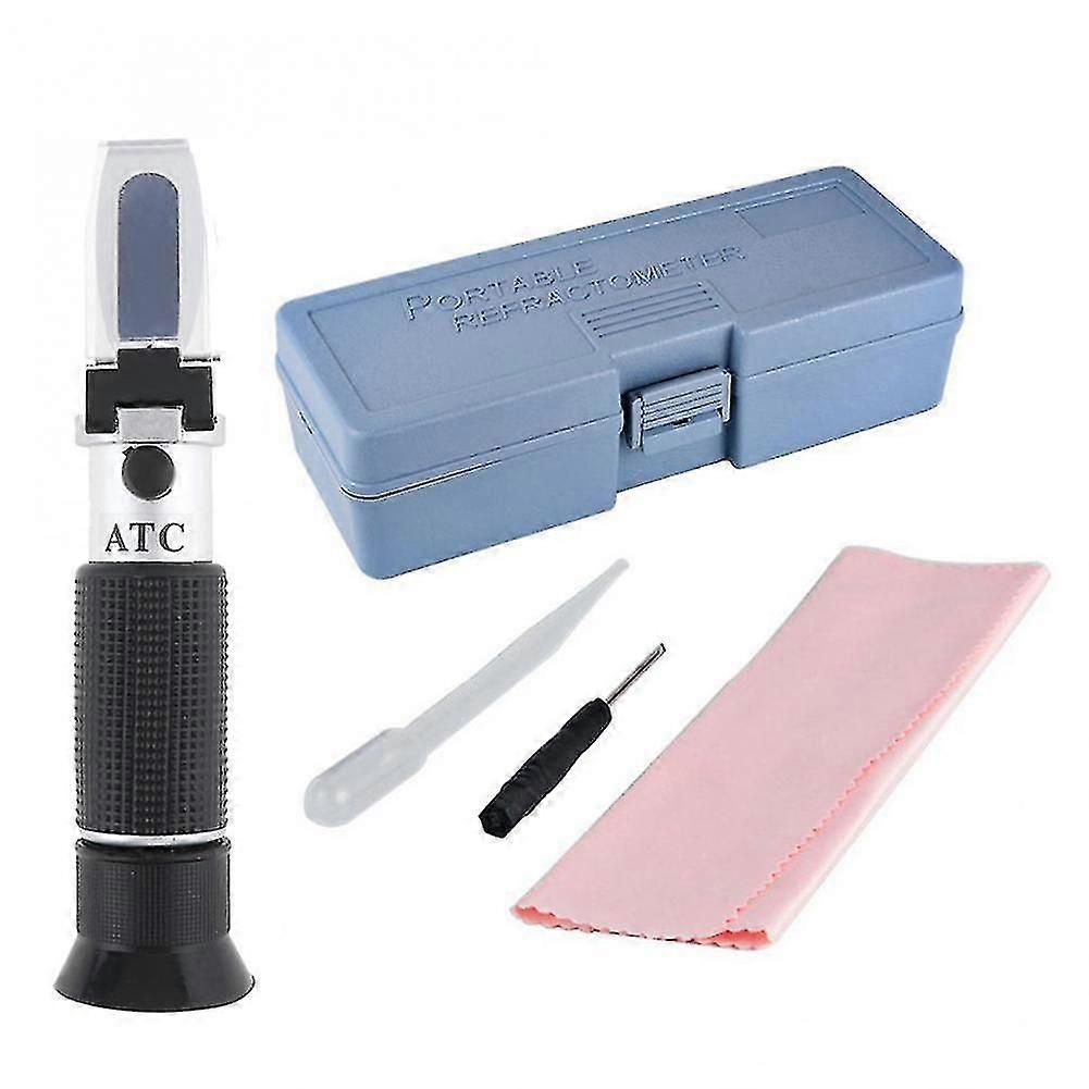 Handheld Refractometer Sugar Concentration Meter Densimeter 0-32% Brix Saccharimeter Sugar Tester F