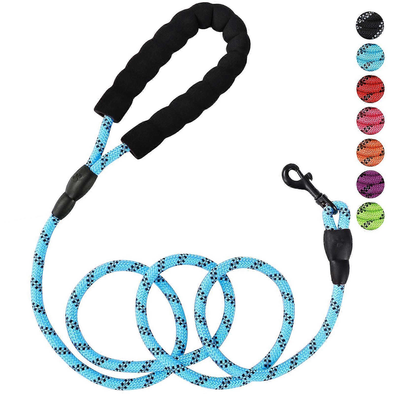 5ft 1/3in Reflective Anti-Slip Dog Leash with Soft Padding, Lightweight, Strong, Durable Pet Leash for All Breeds
