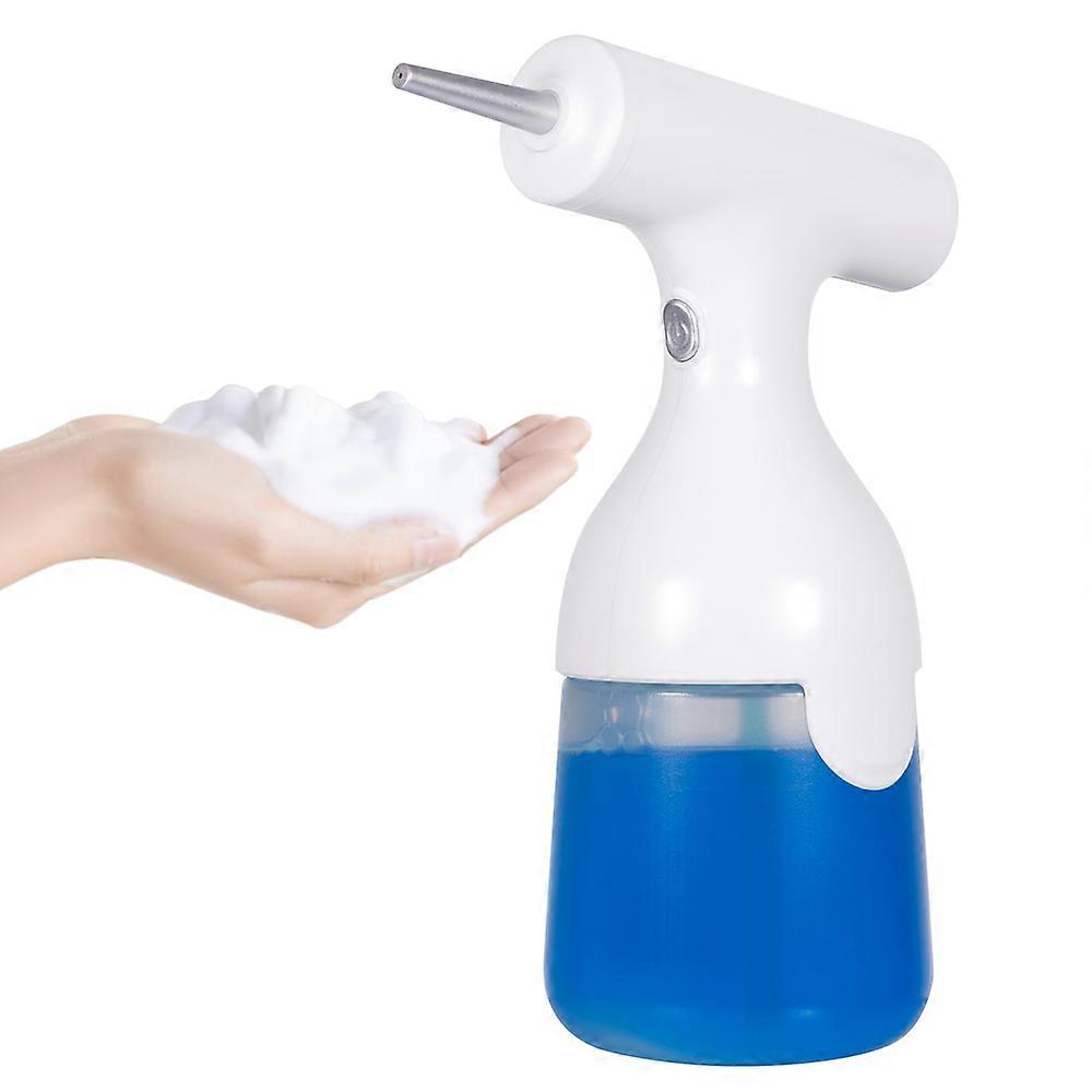 Electric Foam Soap Dispenser Rechargeable Foam Sprayer with 2 Nozzles Wall Mount Refillable Foaming Soap Bottle for Household