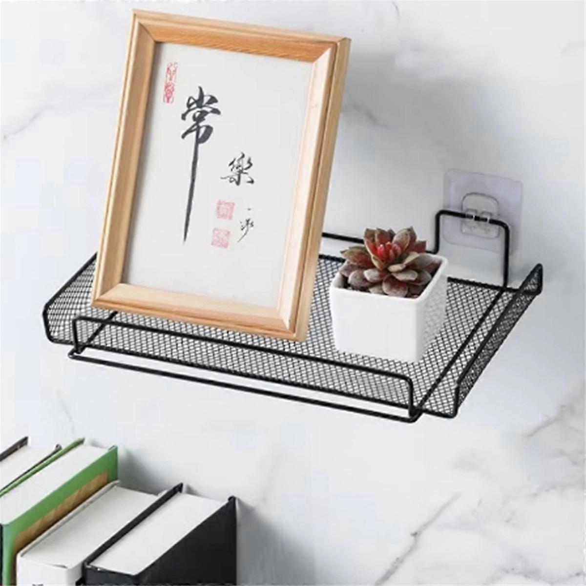 Router Rack Bracket Punch-Free TV Set-Top Box Storage Rack Black