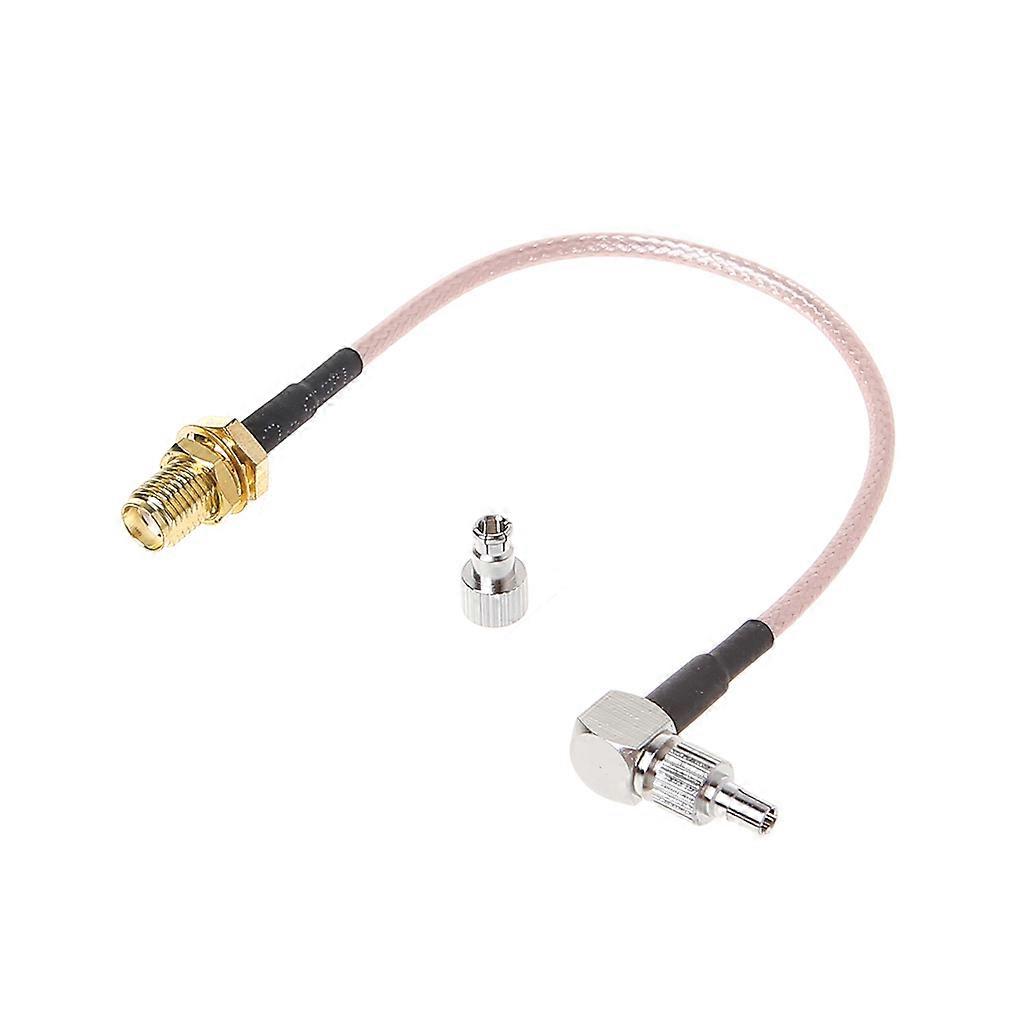 SMA femmina a CRC9 / TS9 doppio connettore RF coassiale adattatore RG316 cavo 15 cm argento