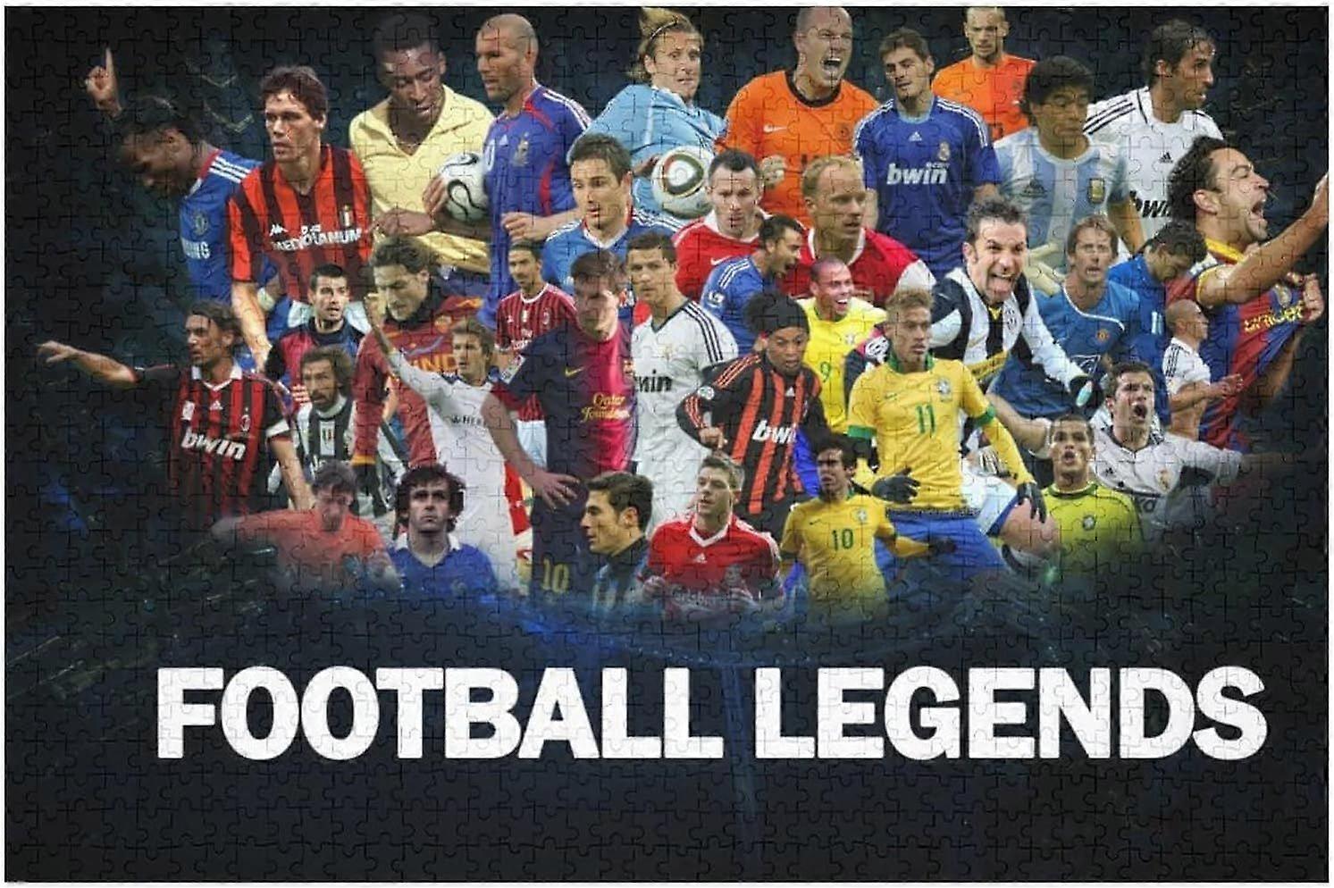 1000 قطعة بانوراما الألغاز الخشب اللغز لعبة اللغز بانوراما / كرة القدم-نيمارللبالغين الأطفال ألعاب تعليمية MA23