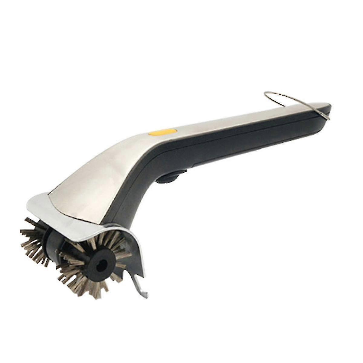 Safe Wire Bristles Electric Steam Grill Brush for Outdoor BBQ Grill