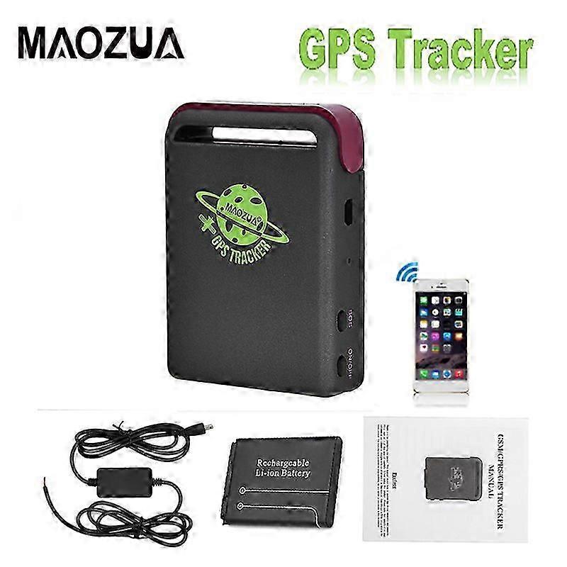 Mini TK102B GPS Tracker Real-time Vehicle GSM GPRS Car Trackers Tracking Locator Device with car charger battery