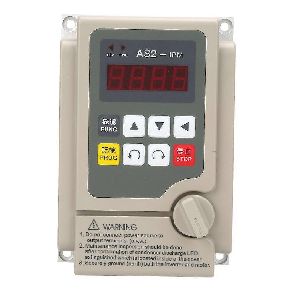 Single Phase Input/3 Phase Output 220V Variable Frequency Converter Inverter for 0.75KW Motor