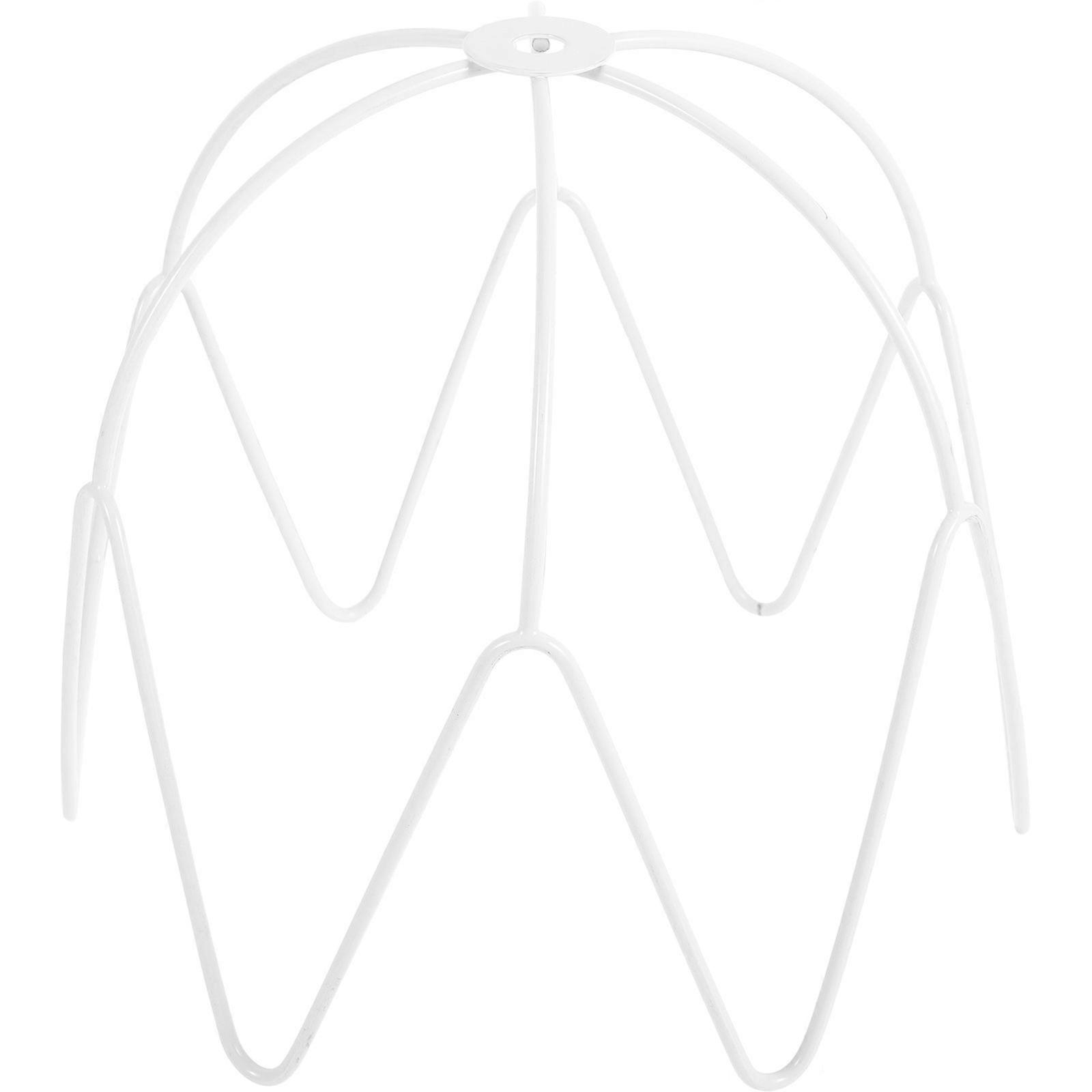 מסגרת אהיל DIY חוט מתכת מסגרת אהיל תליון מנורת נורה מסגרת כלוב