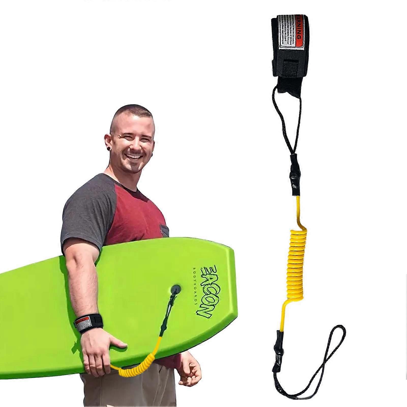 Safety Surf Board Leashes Easy Pull Tab Adjustable All-Round Leash Suitable for Training Exercise