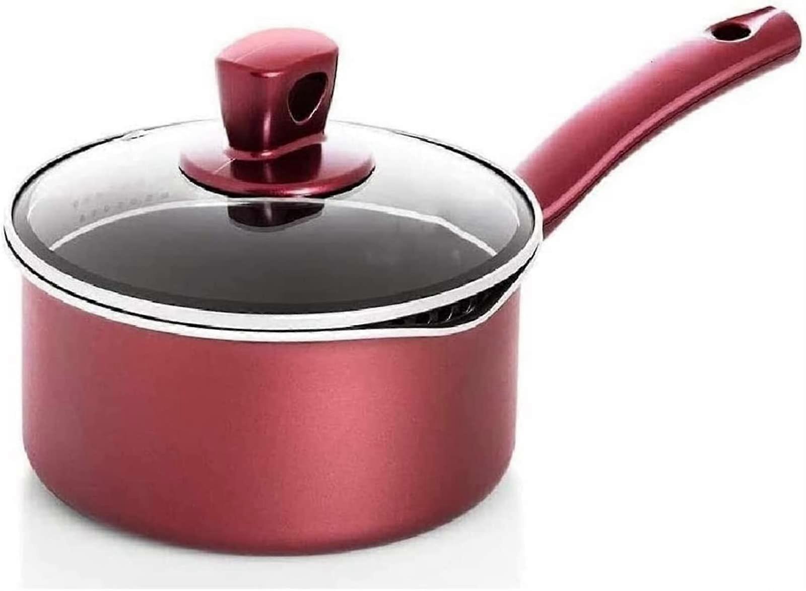 Wok Milk Pot MultiFunction Soup Pot Gas NonStick Metal Utensils with Lid Frying Pan Soup Pot Frying Pan