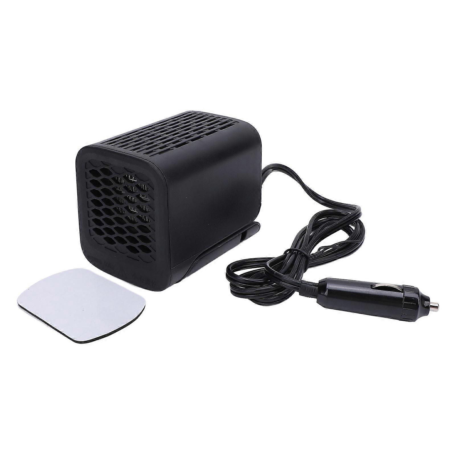 Car Heater Fan Plug in Cigarette Lighter Foldable 150W Fast Heating Hot Wind Blowing Windshield Defrost Defogger for Winter Driving