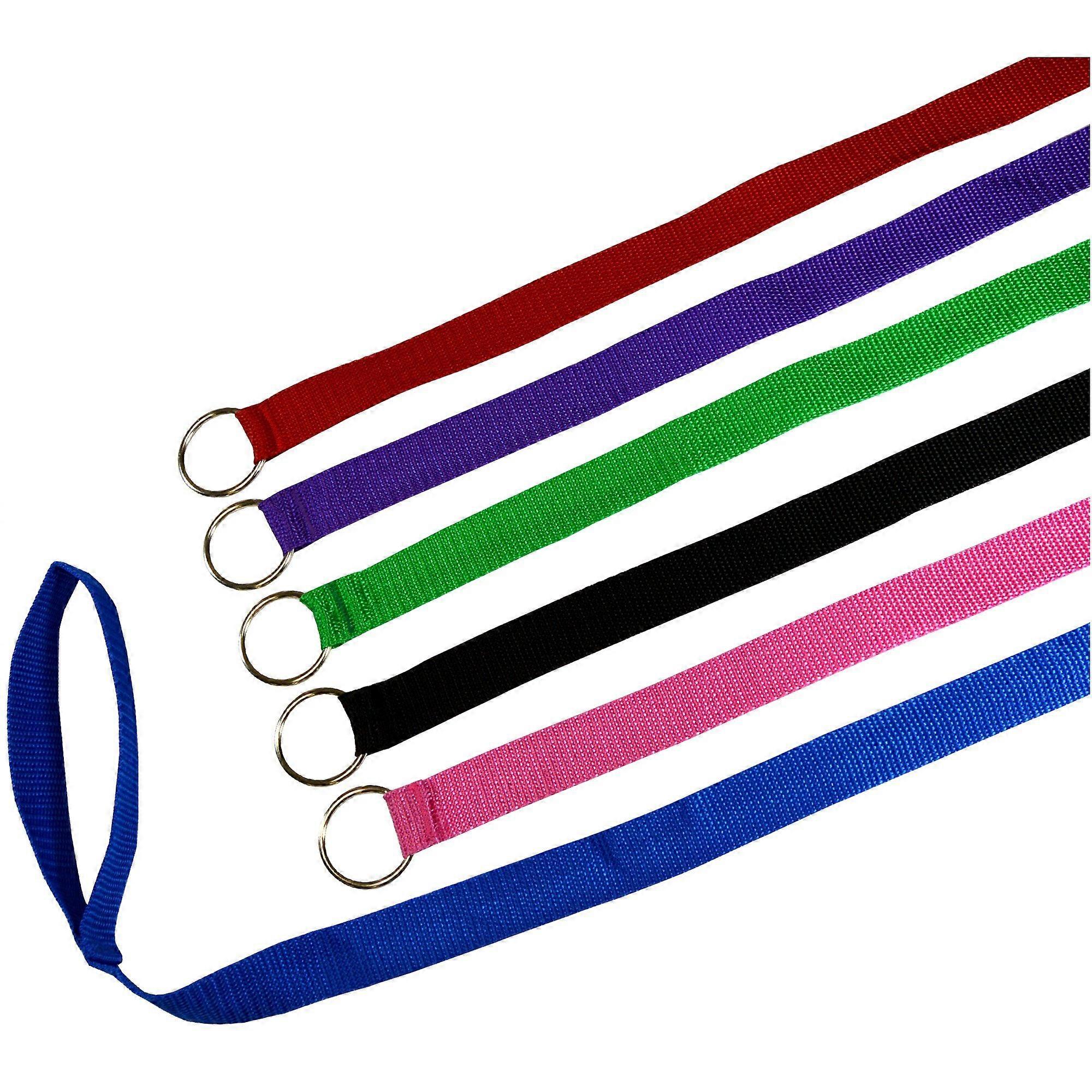 6ft Dog Kennel Slip Lead - Heavy Duty 1" Thick Leash for Veterinarian, Grooming, Daycare, Rescue - 6 Pack