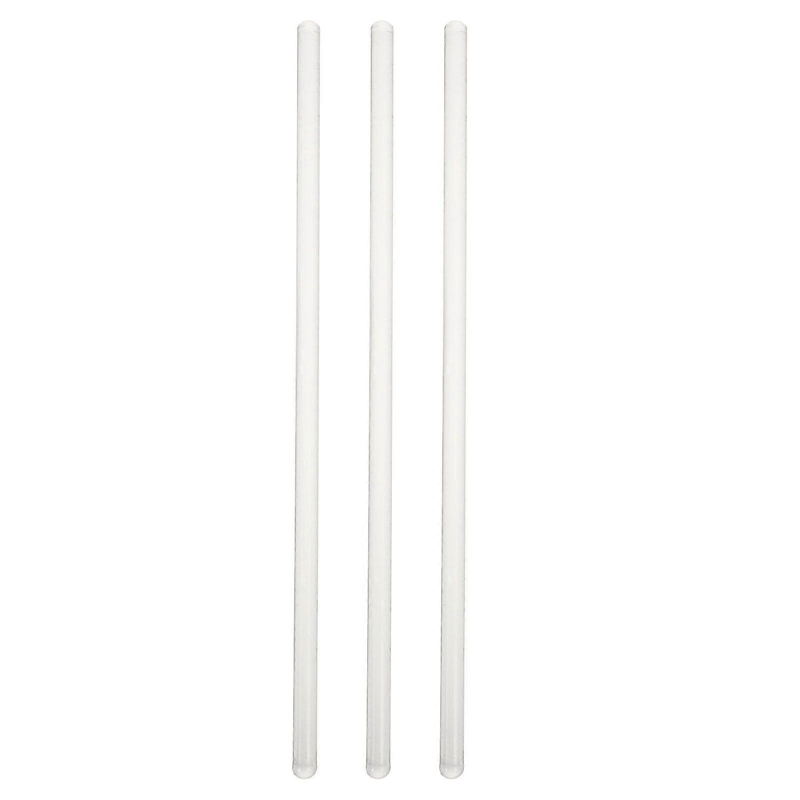 3pcs vidro agitando haste de vidro buret misturador agitador agitando agitador laboratório ferramentas transparentes para uso