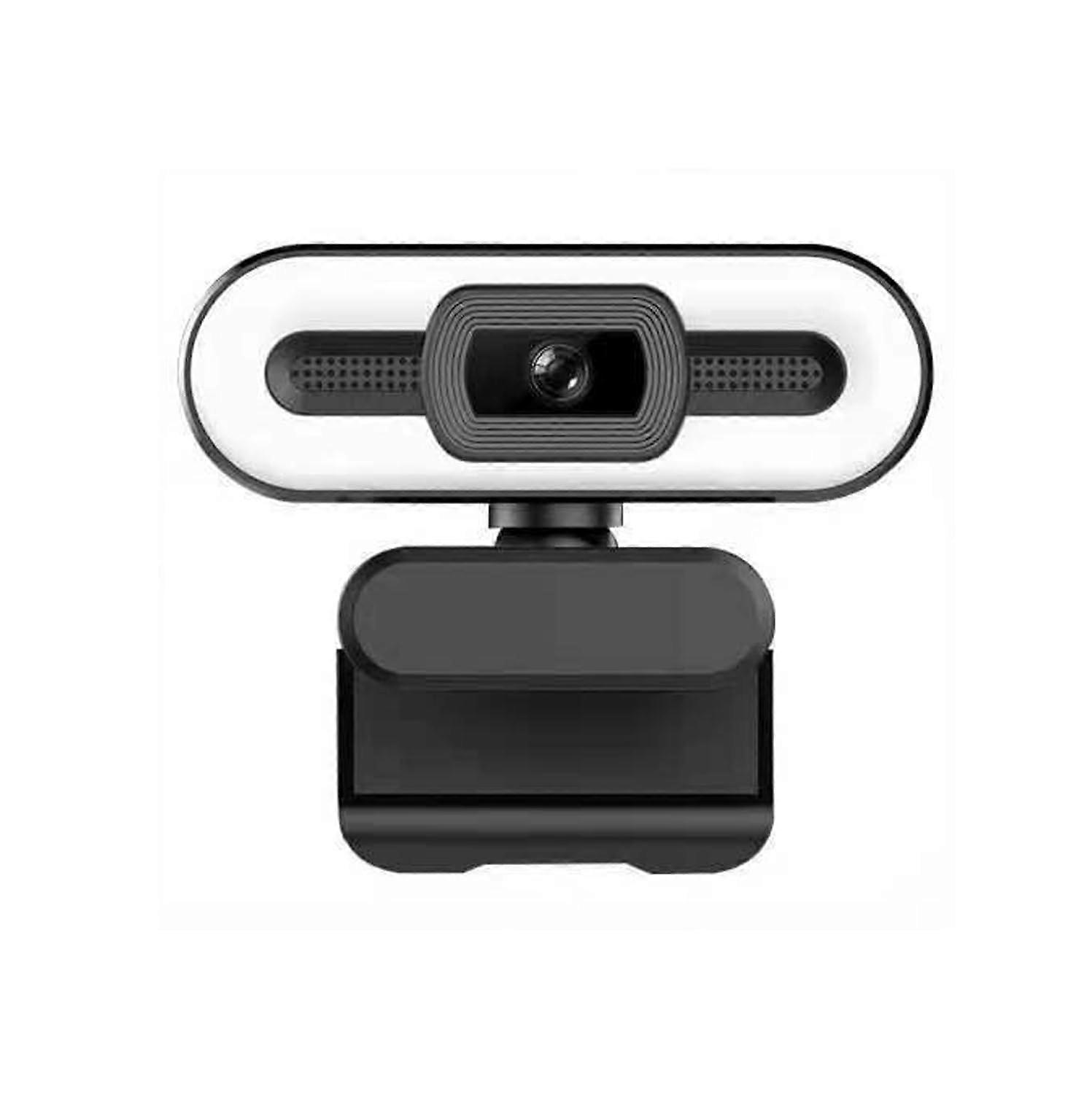 Web Cameras With Ring Light And Microphone 2K Ultra HD Auto-Focus For Skype Facetime PC Mac Laptop Desktop