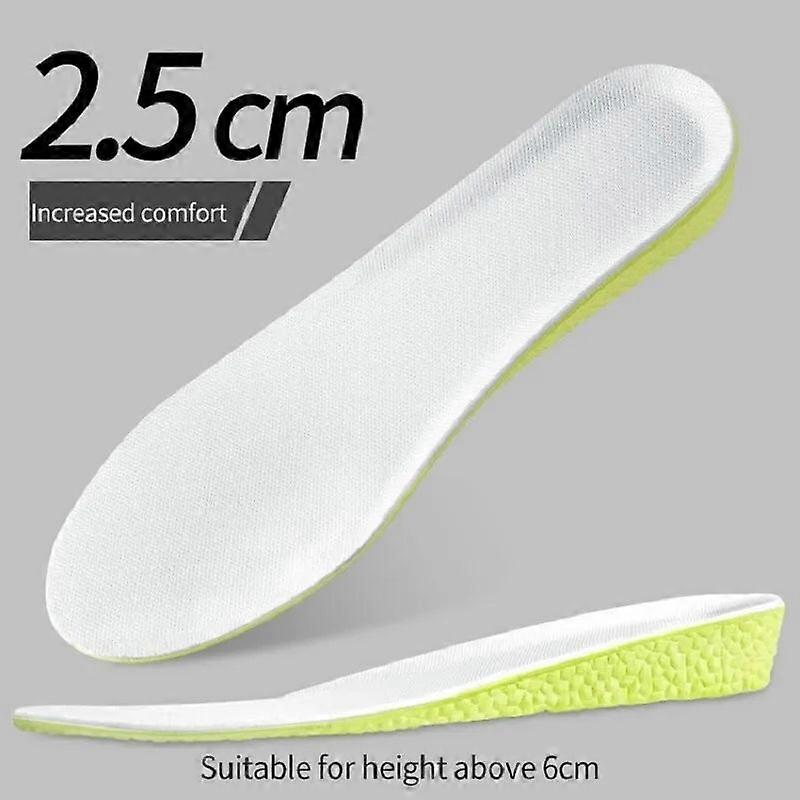 Invisible Height Increase Insoles Memory Foam Breathable Comfortable