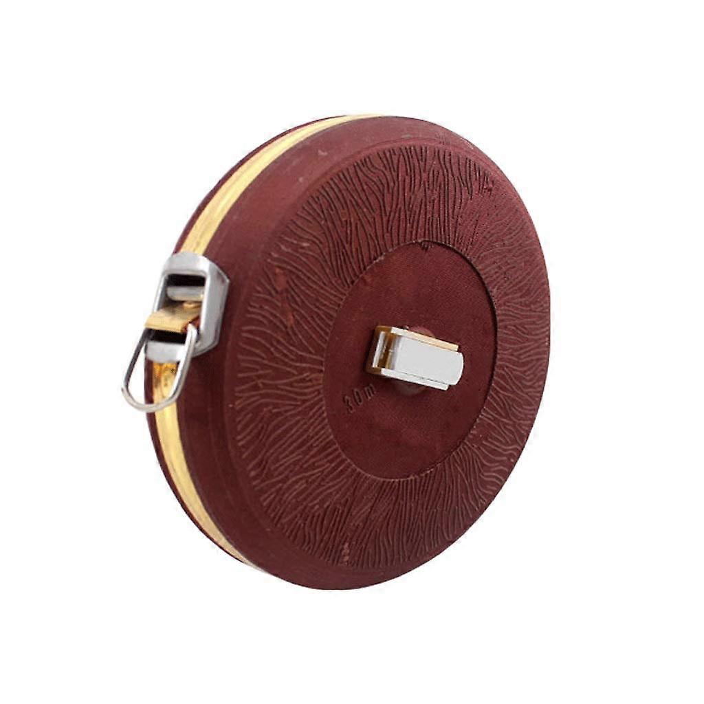 Measuring Tape Measure Linen Ruler Tape 50 Meters (Color: Brown)
