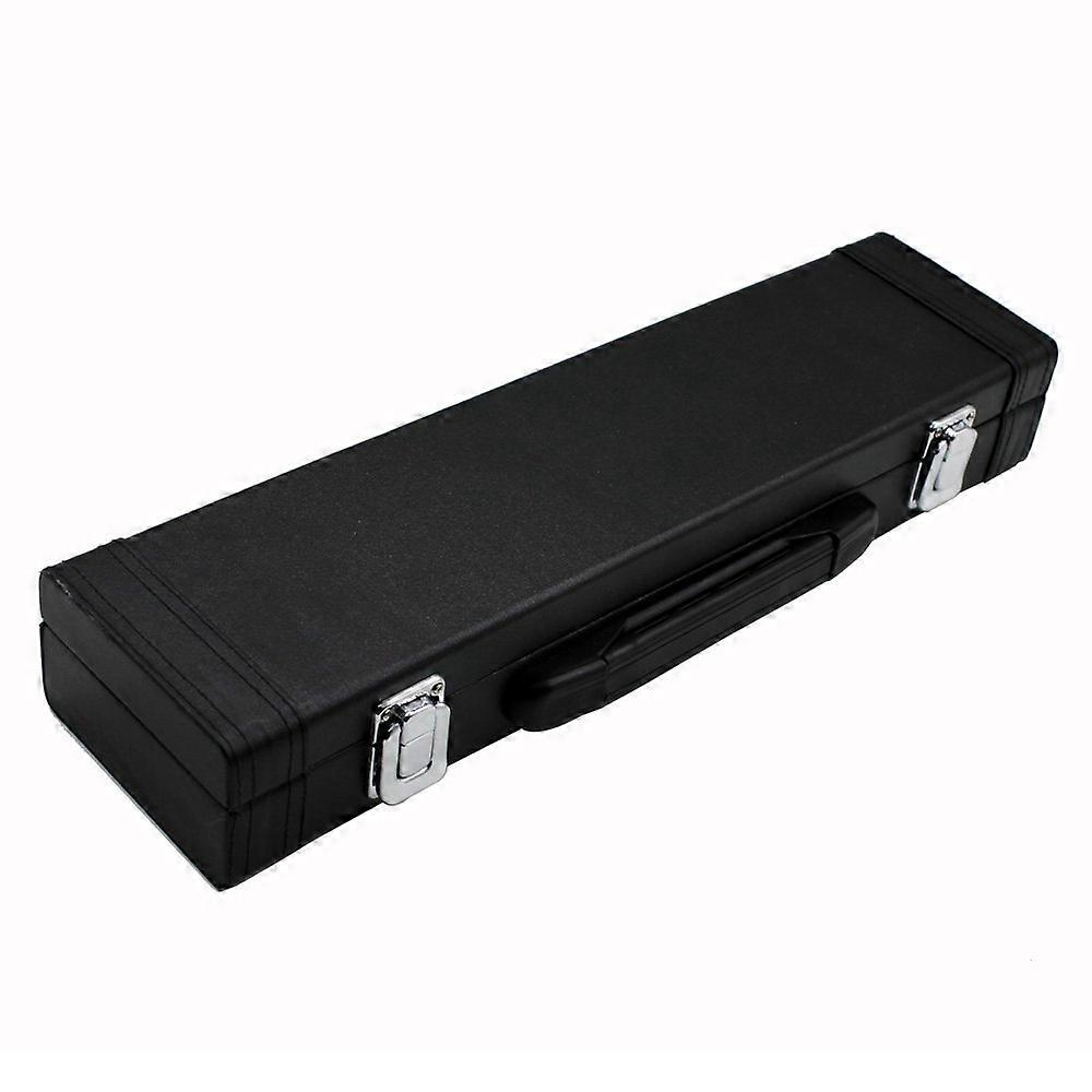 Gig Bag Box Leather for Western Concert Flute with Buckle Foam Cotton Padded