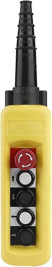 2025 Latest Model 4 Directions Hoist Push Button Switch, 4 Buttons Crane Lifting Pendant