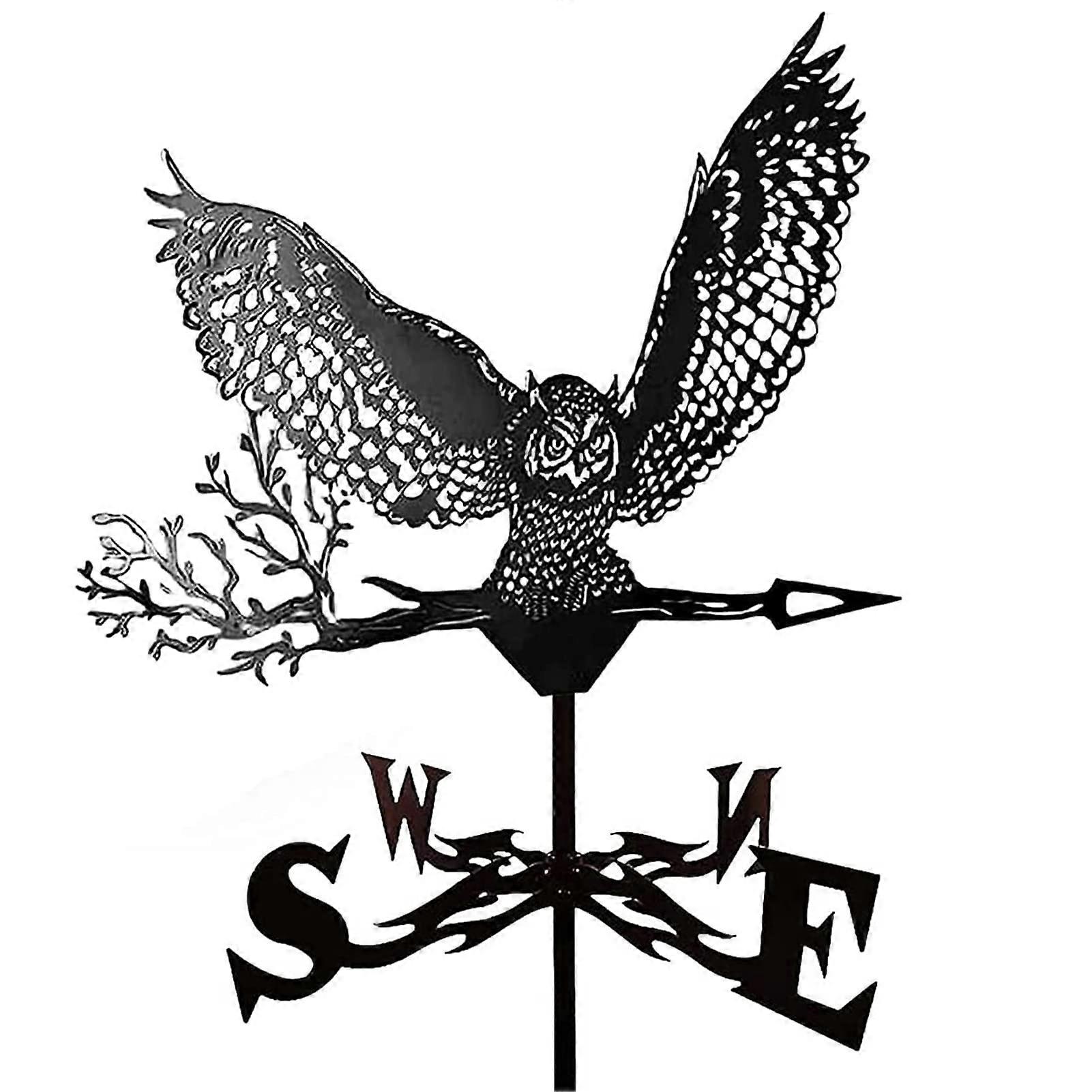 金属製の風見鶏犬用ステンレス鋼風見鶏屋外の屋上庭園の庭の装飾ディスプレイ風向キット Ref:5362