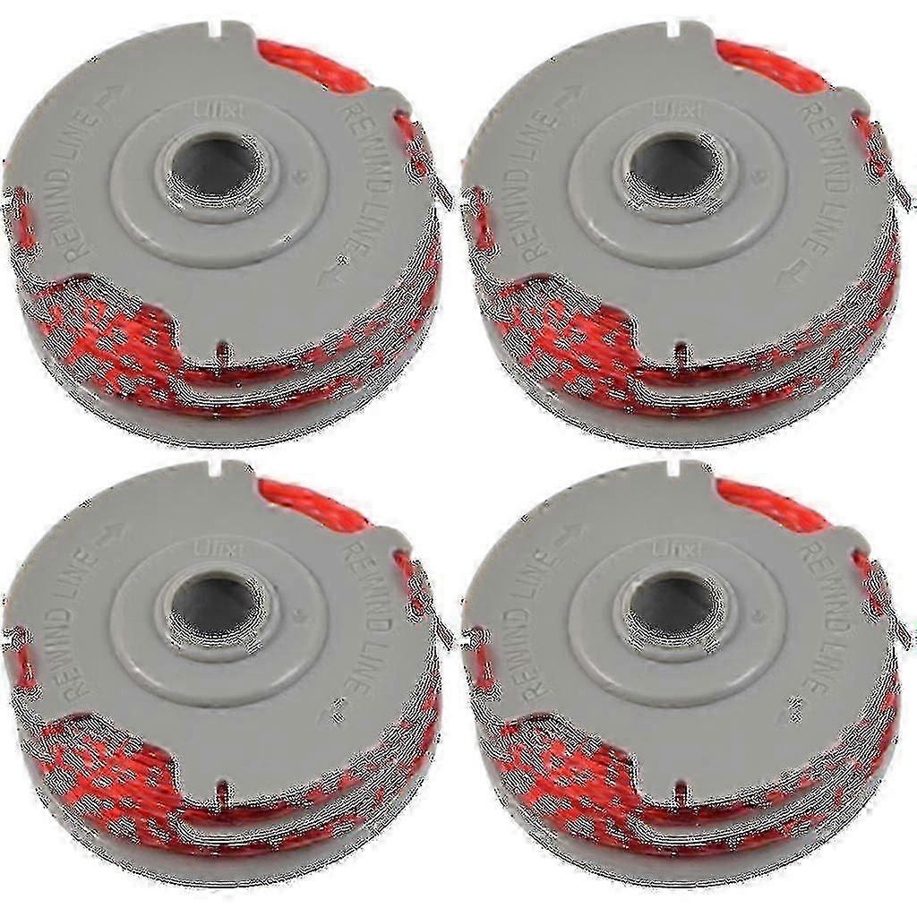 4 X Trimmer Strimmer Spool Amp; Line Double Autofeed Compatible Flymo Fly021