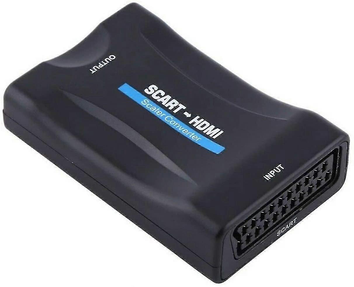 Scart To Hdmi Converter, Audio Video Converter Scaler Adapter