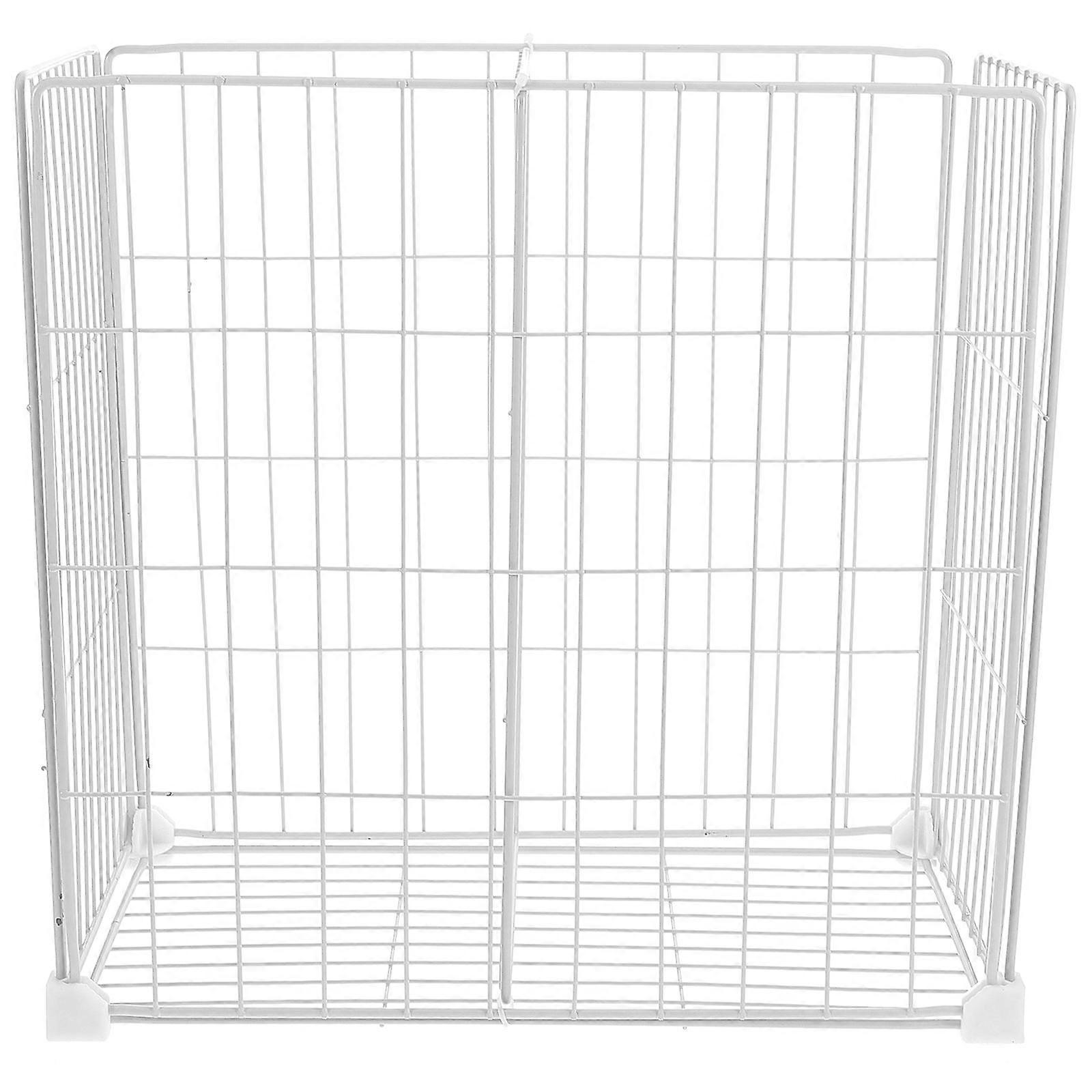 Stackable Freezer Organizer Bins with Bottom Basket and Wire Shelves for Deep Freezers – Efficient Food Storage and Space Optimization for Home