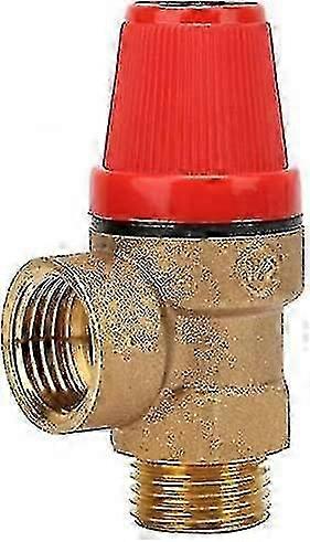 1/2 "オス圧力リリーフバルブ - 水/オイル/ガス(3バール)真鍮安全バルブ