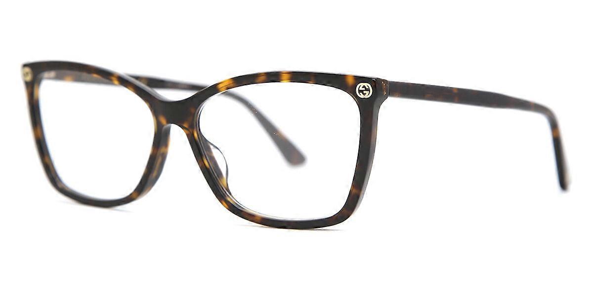 Gucci GG0025O 002 Full Rim Tortoiseshell Women Square 