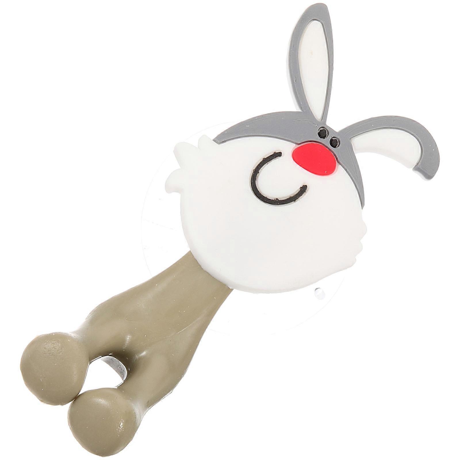 かわいい歯ブラシホルダー漫画の壁歯ブラシホルダー吸盤取り付けリビット形状保持歯磨き粉デイリーオーラルケア1個