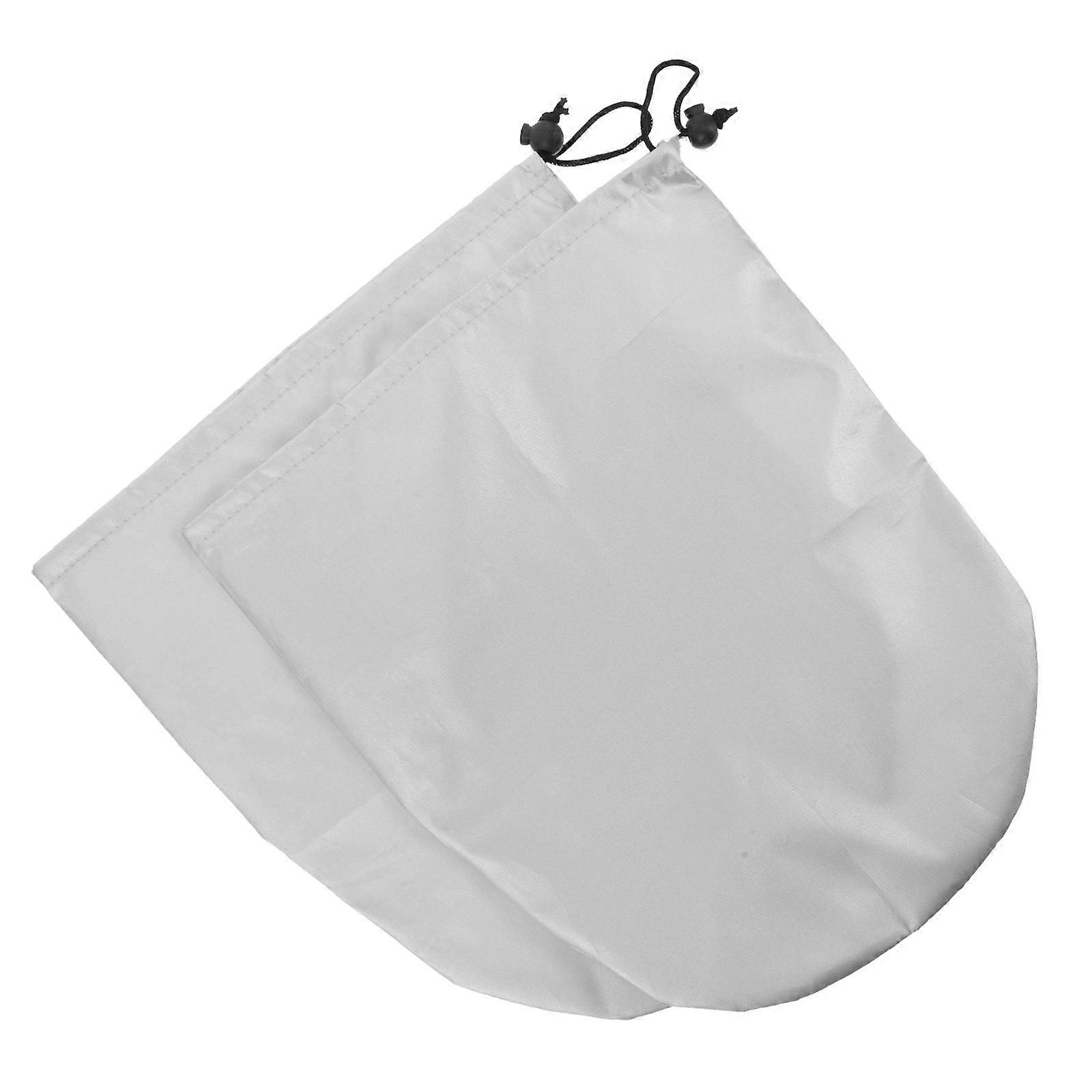 Side Mirror Protective Covers Car Rearview Protector Outdoor Parking Dustproof Silver 2Pcs