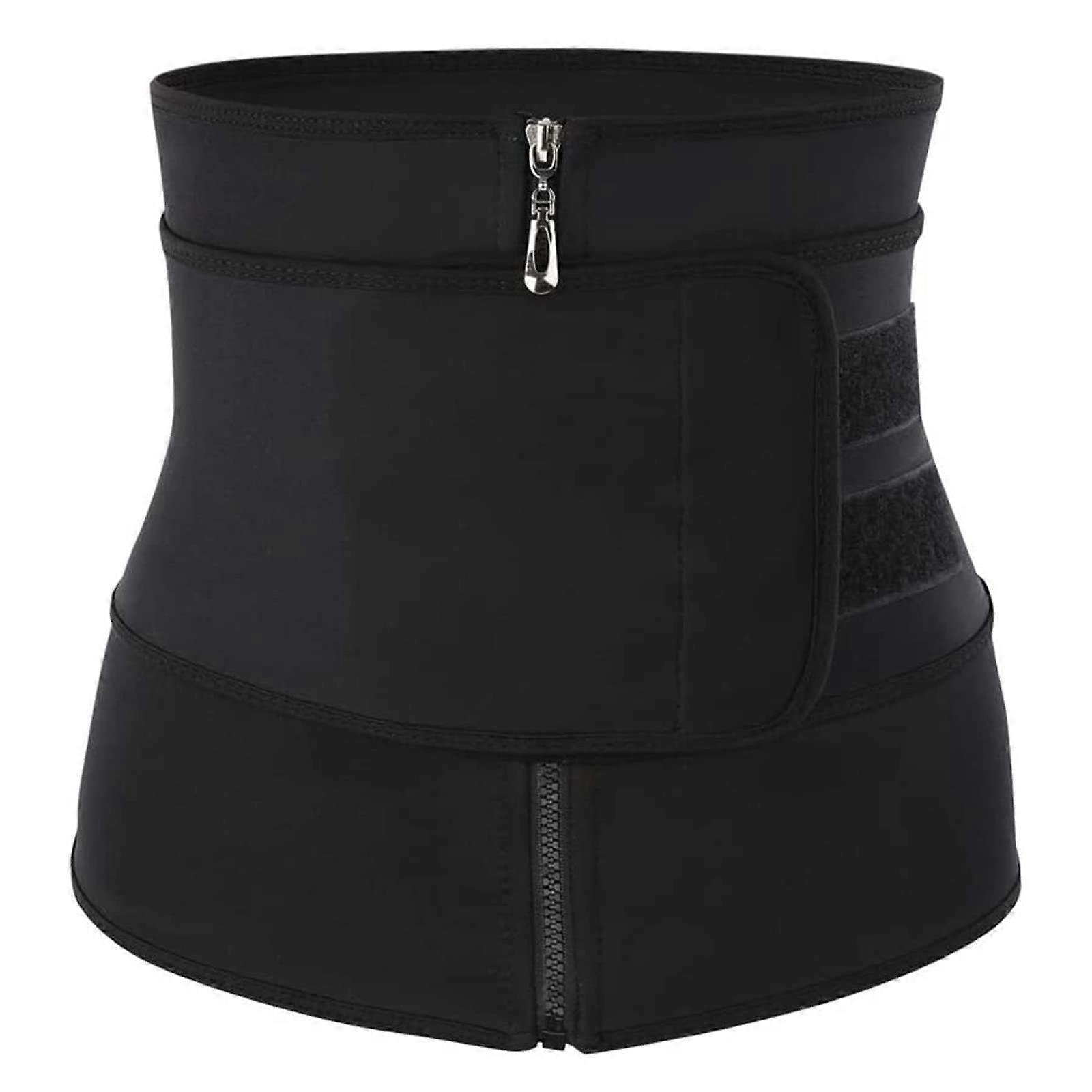 Femme Taille amincissante tondeuse Taille réglable Ceinture d'entraînement Abdominal Sports Shaper Trimmer Ceinture d'entraînement de transpiration C 3XL