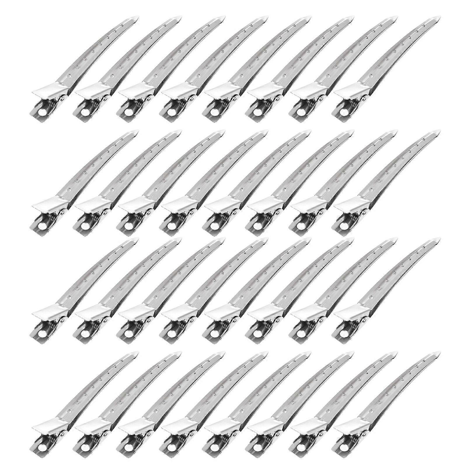 Here's a refined and professional product description for your **24pcs Duckbill Hair Clips**:
### **24pcs Duckbill Hair Clips – Durable Aluminum