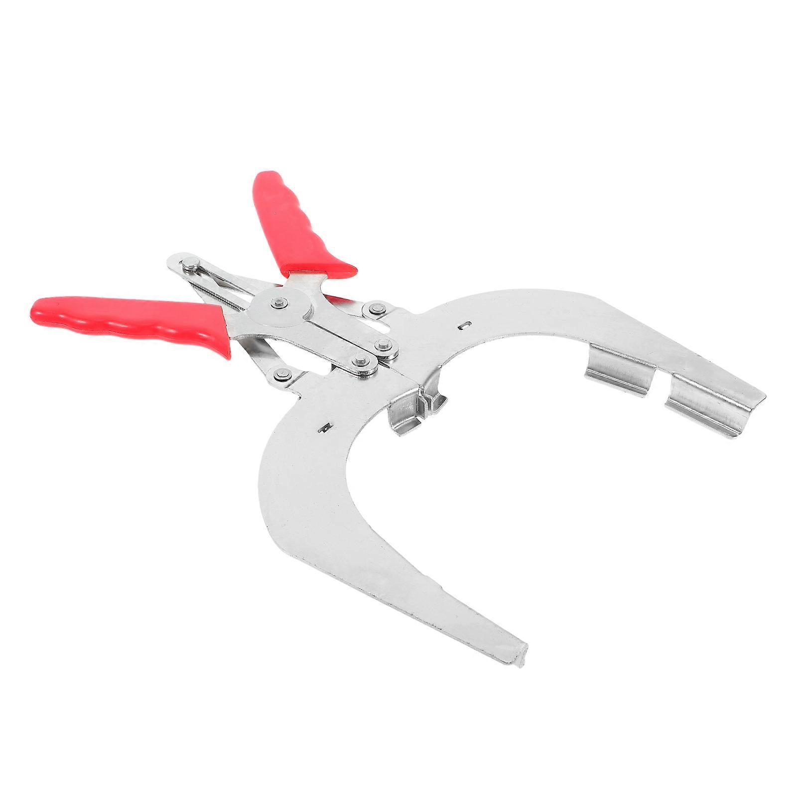 Piston Ring Compressor Pliers Engine Pliers for Piston Ring Installation Car Expander 10.2X7.7X0.8in PVC 1Pcs