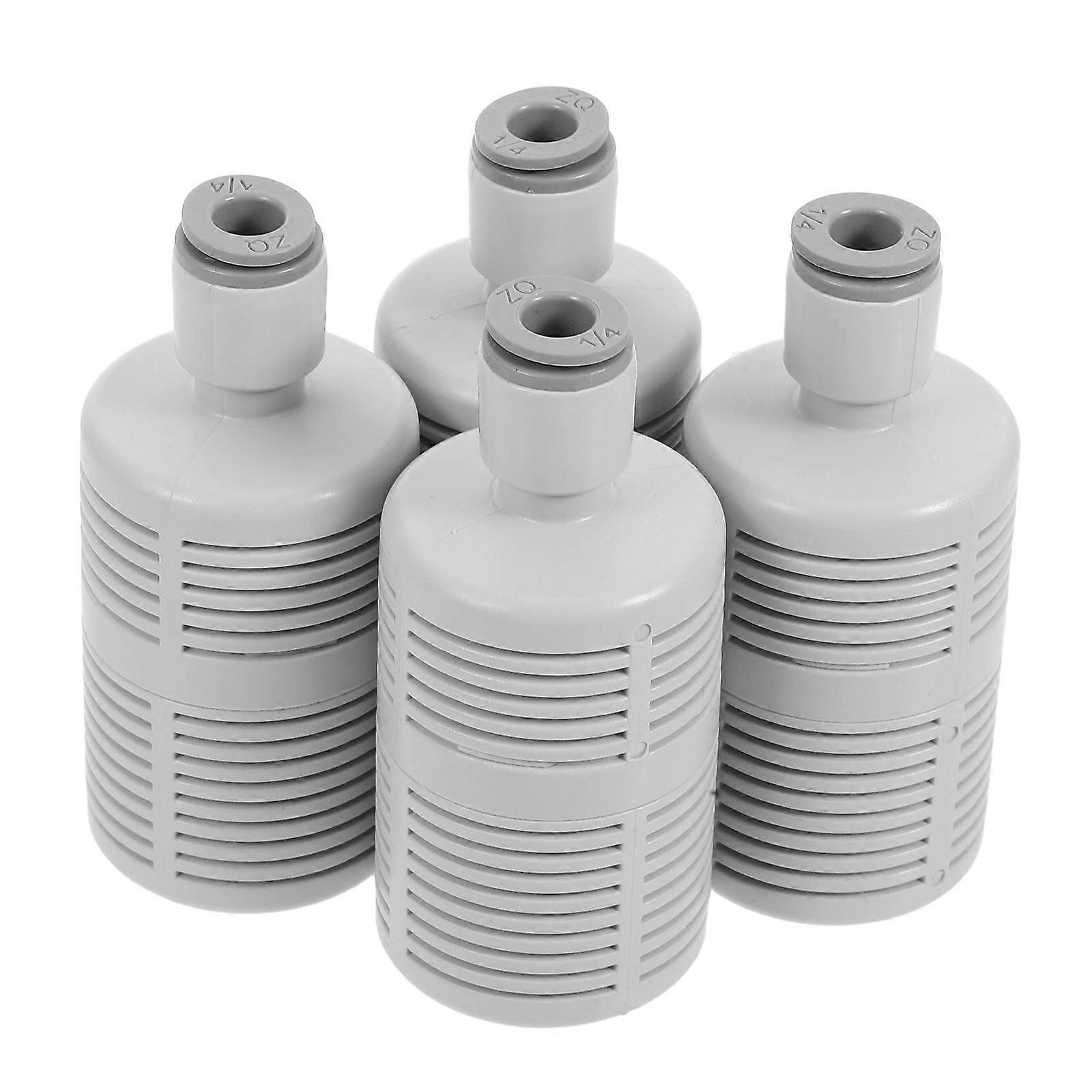 Plastic Sprayer Filter POM Plastic Impurity Blocking for Businesses in Garden Lawn Irrigation Systems 4Pcs