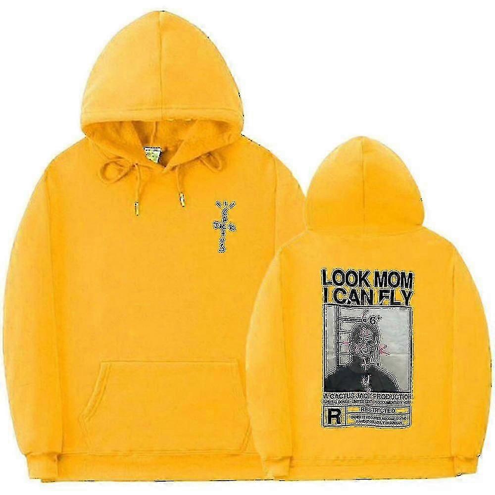 cactus jack yellow hoodie
