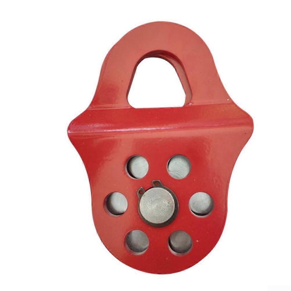 6T Capacity Alloy Steel Nylon Winch, Reliable Solution for Heavy Lifting Needs (Red)