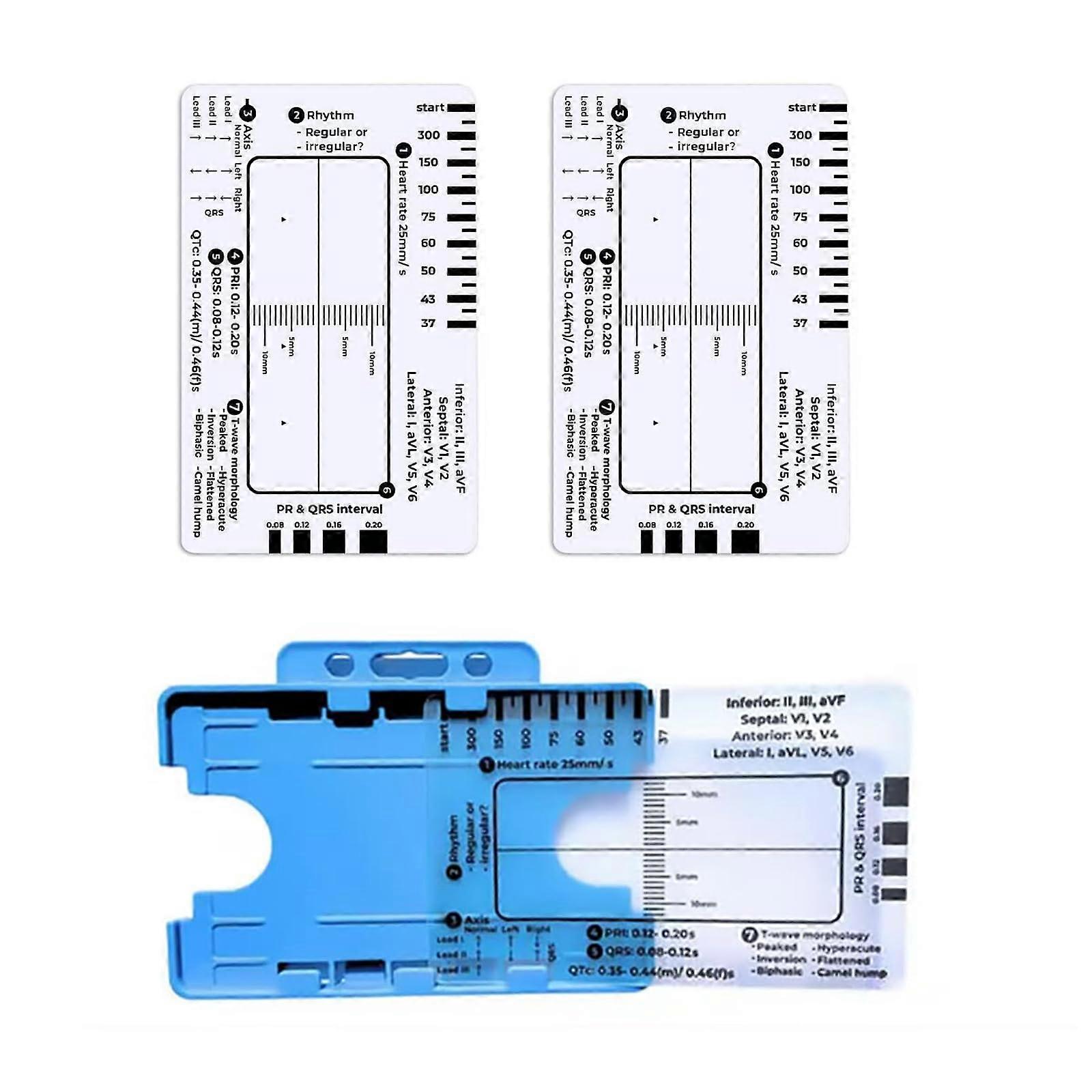 Clinical Electrocardiogram Reference Card for Efficient Reading of Heart Data, Interpretation, Educational Setting Ref: 7355