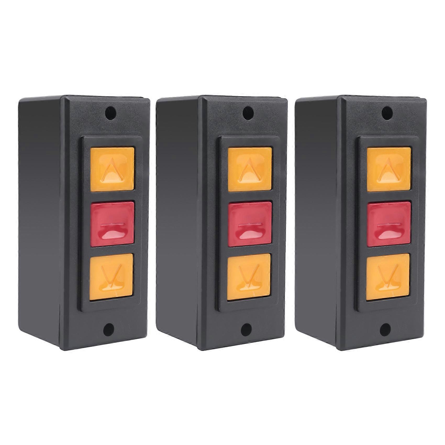 Garage Door Opener, Electric Door Roll Switch Lock Box, Mounted Concealed Button Switch