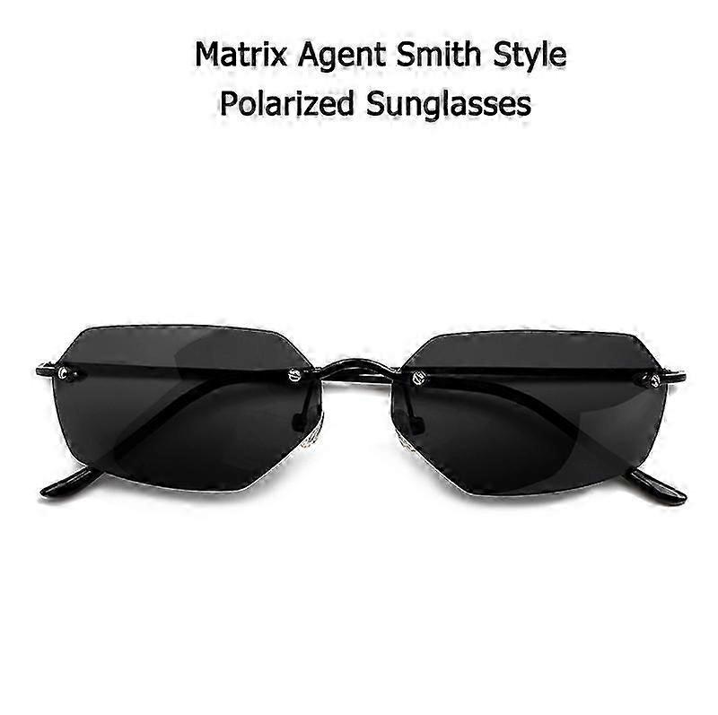 JackJad Vintage Classic A Mátrix ügynök Smith stílus polarizált napszemüveg Férfi Cool szegecsek Márka Design Napszemüveg Oculos De Sol
