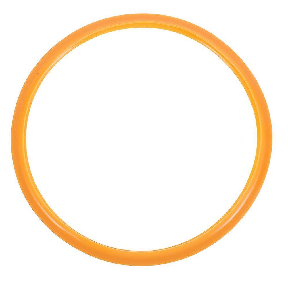 Pressure Cooker Gaskets Circular Leak-Proof Seal Orange 30.00X30.00X1.00CM 1Set