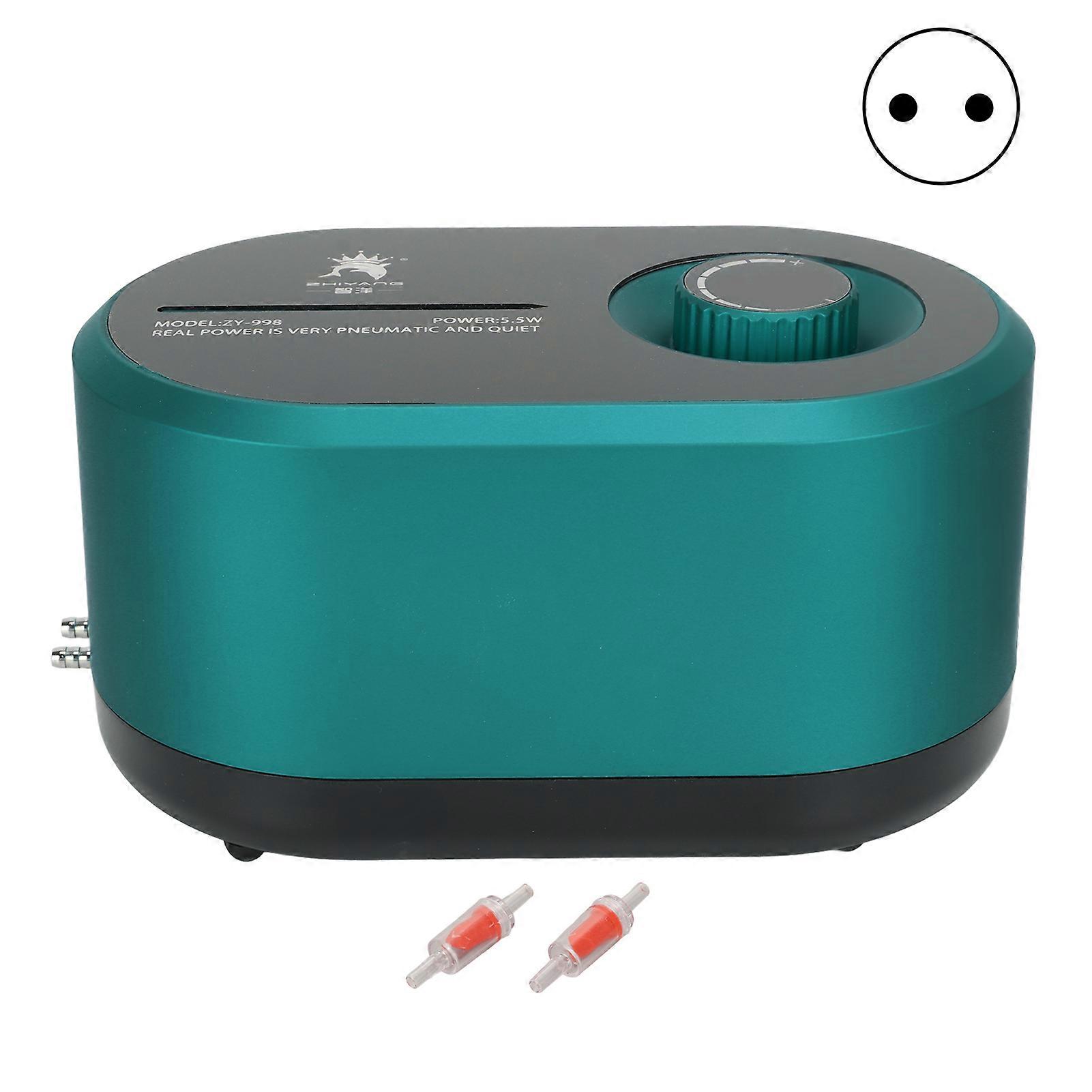 Aquarium Oxygen Pump Silent Large Volume Adjustable Power Failure Self Starting Fish Tank Air Pump for Home Fishing EU Plug 220V