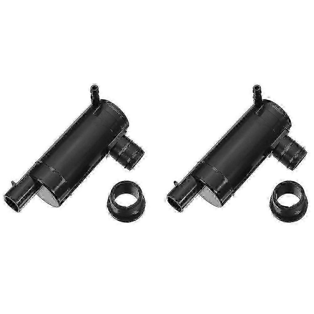 2x 93731451 2 Pin Car Windshield Wiper Washer Pump Compatible with Certain Models 2007-2011
