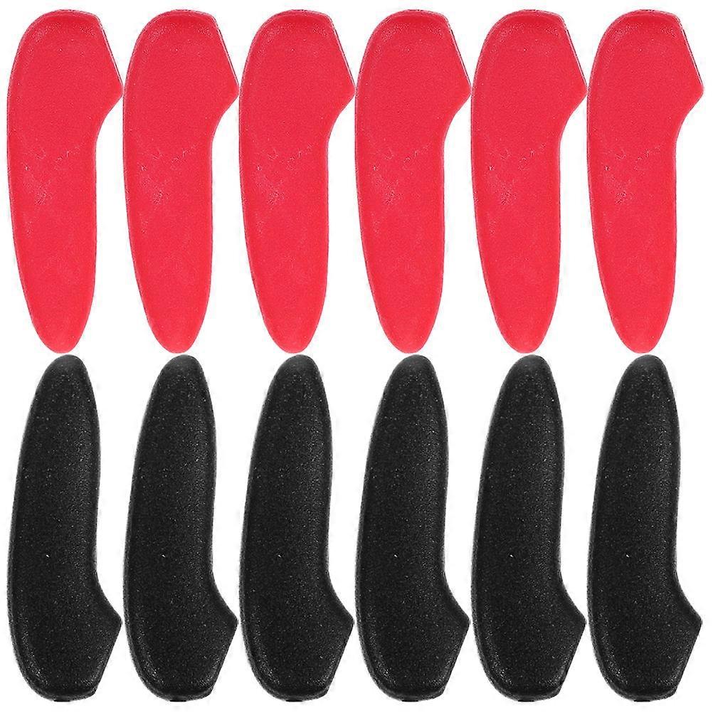 20pcs Tip Covers Scratch Sleeves Kitchen Protectors Japanese Western Lightweight Practical Design Red Black