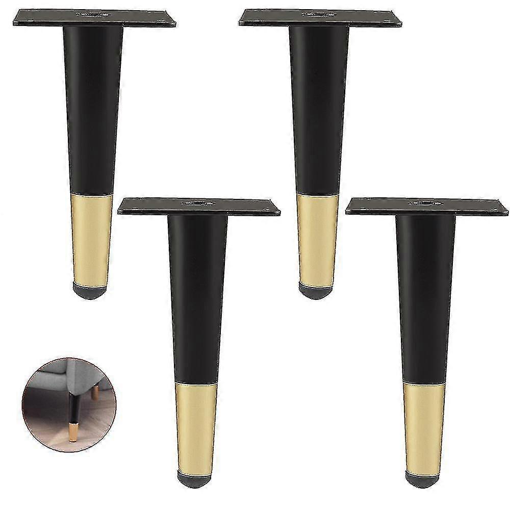 Set of 4 Metal Legs for Furniture, Suitable for Coffee Tables, Cupboards, Sofas, and Bedside Tables, Load Capacity Up to 300kg