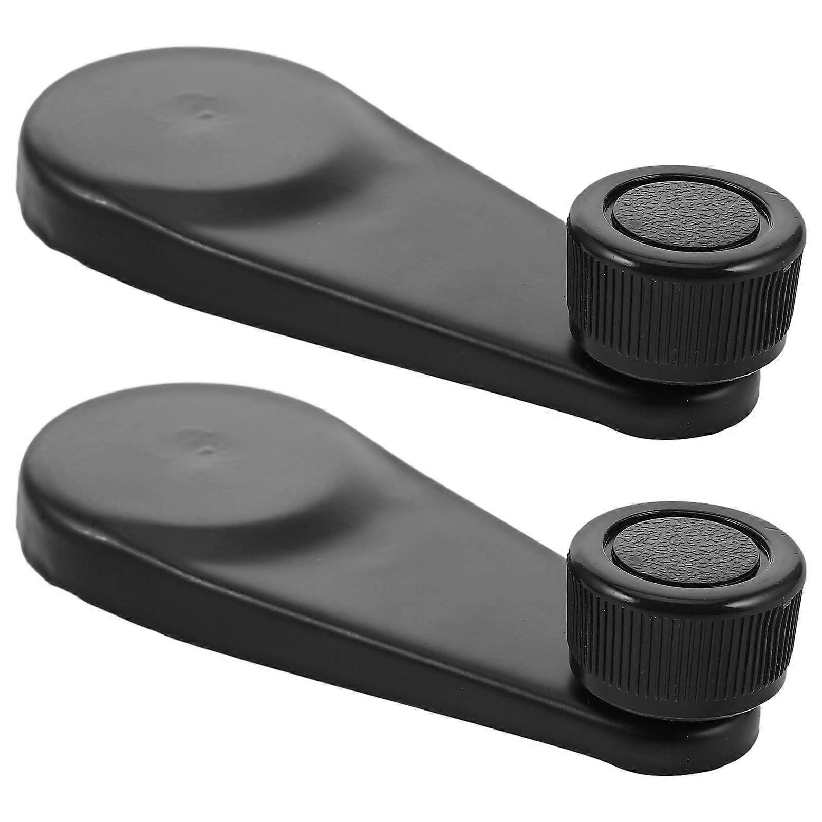 Car Window Winder Crank Handle Set Durable Anodized Billet Metal for Wagon Doors Manual Window Easy DIY Installation