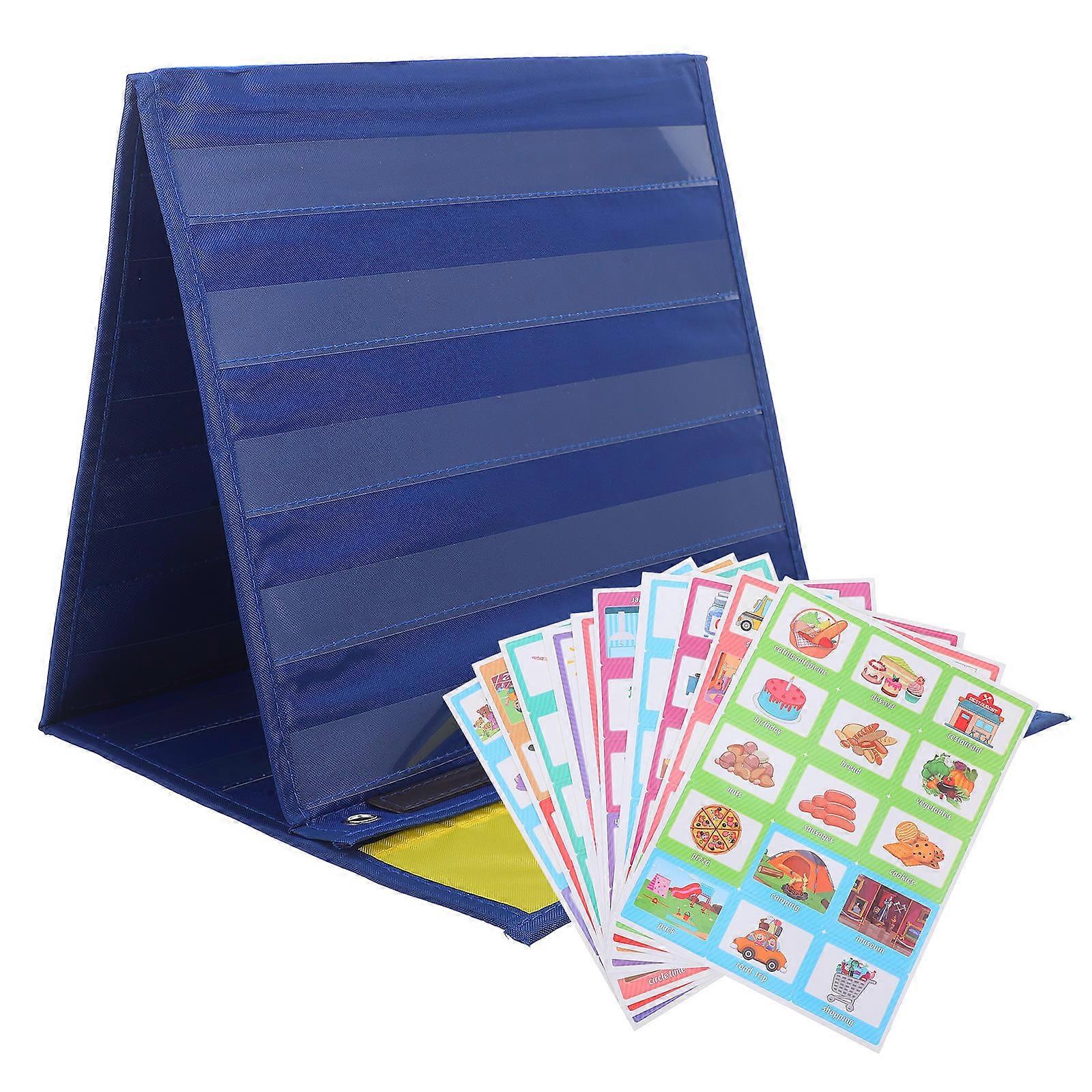 Visual Calendar For Kids PVC Blue 93.50X34.00X1.00cm Responsibility Teaching 1 Set
