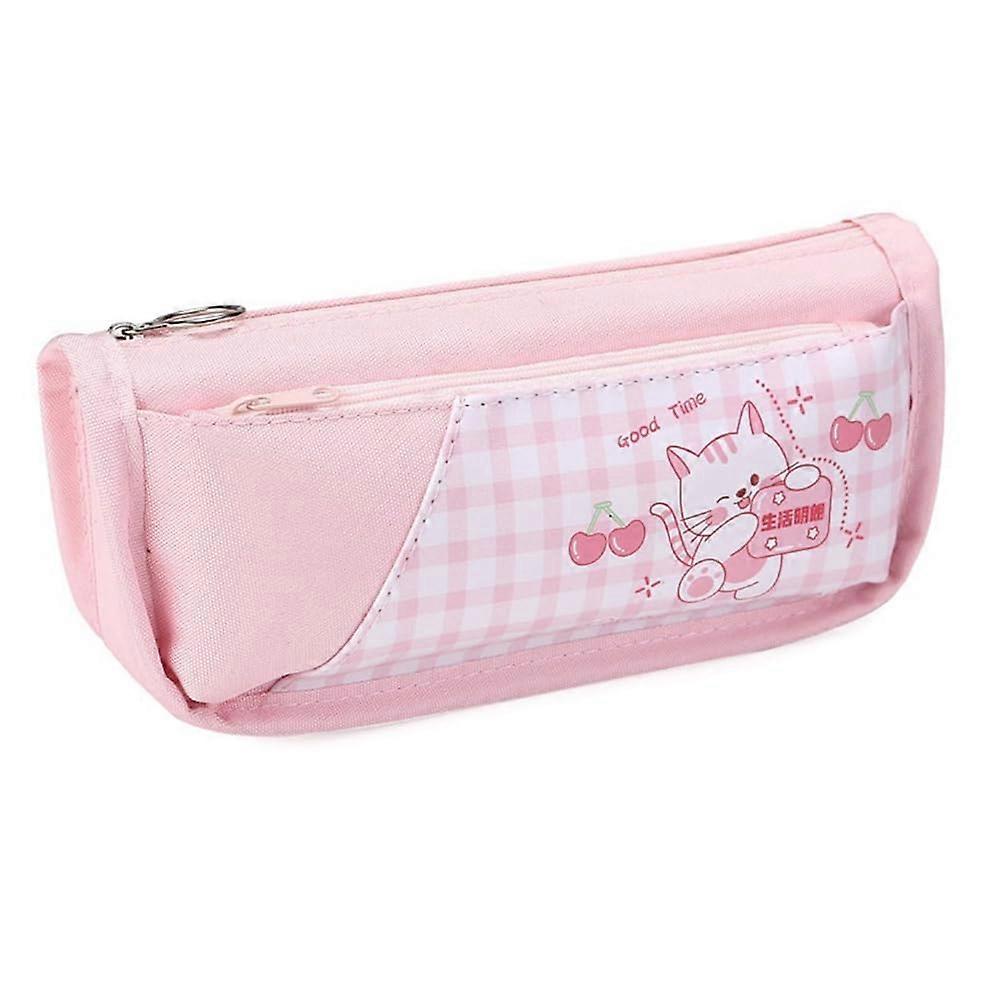 Cute Pencil Case for Pens, Kawaii Stationery Pouch, Durable and Easy to Use, Large Capacity, Colorful Design