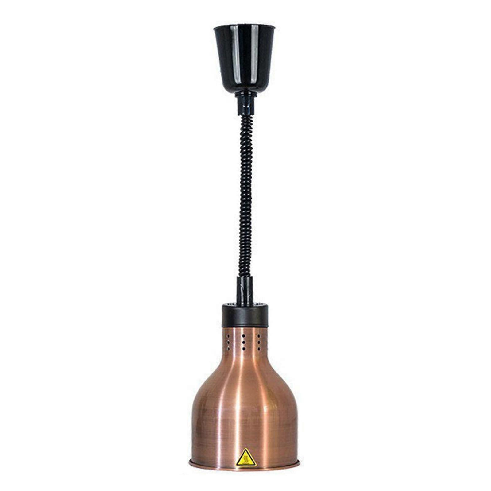 250W food warming lamp, retractable and shrinkable food warming lamp, adjustable length 60–180 cm, suitable for hotel kitchens and cafeterias (F)