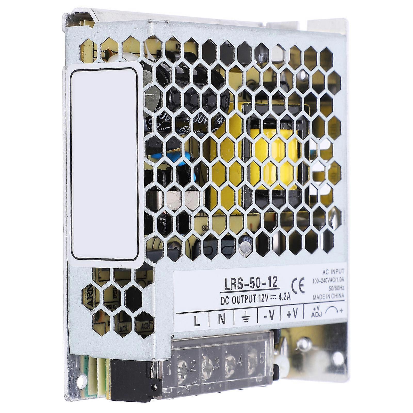 BERM Switching Power Supply LED Adjustable Voltage Overload Protection Switch 50W 85‑264VAC