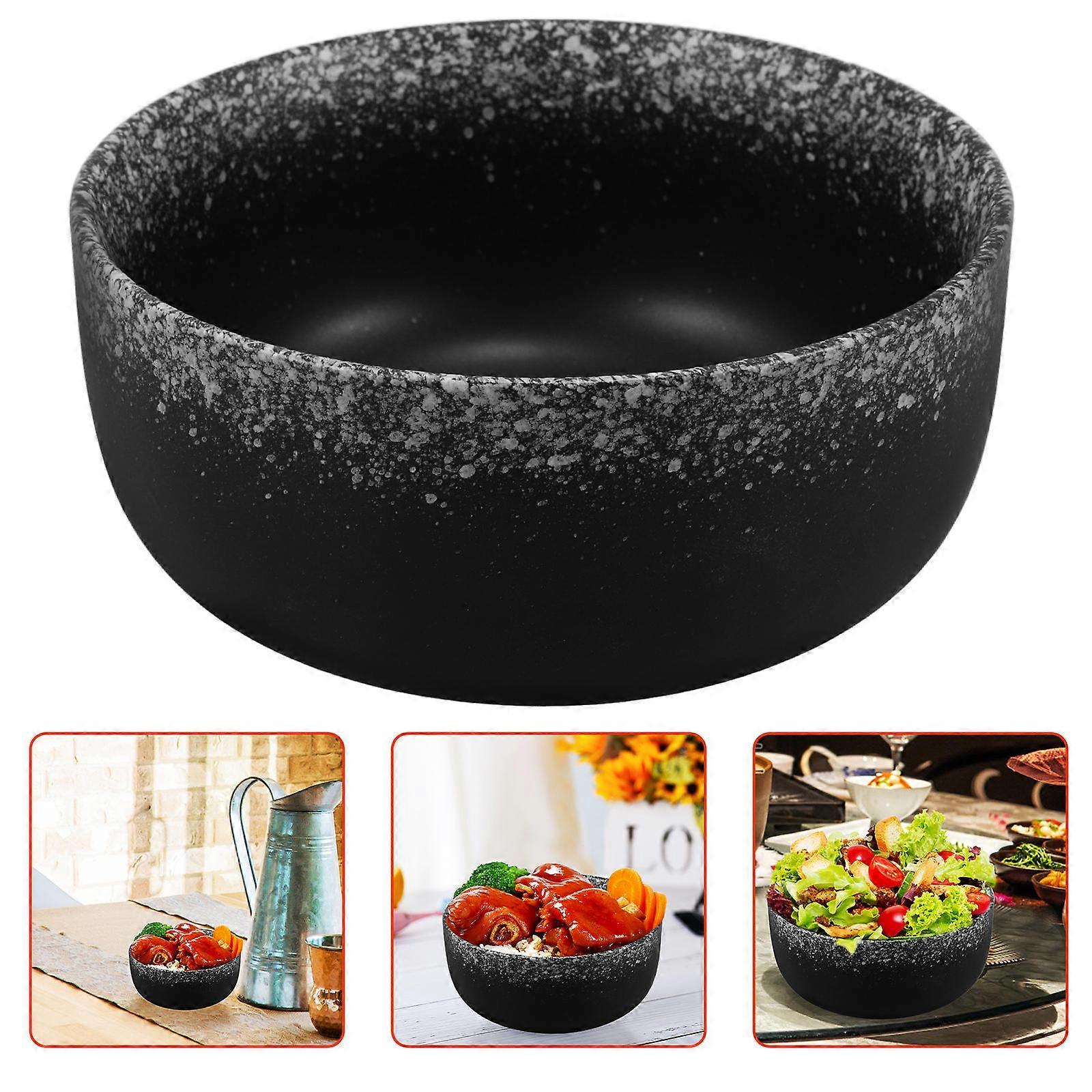Kitchen Salad Bowl Restaurant Microwave .5Inch Multicolor 1Pcs