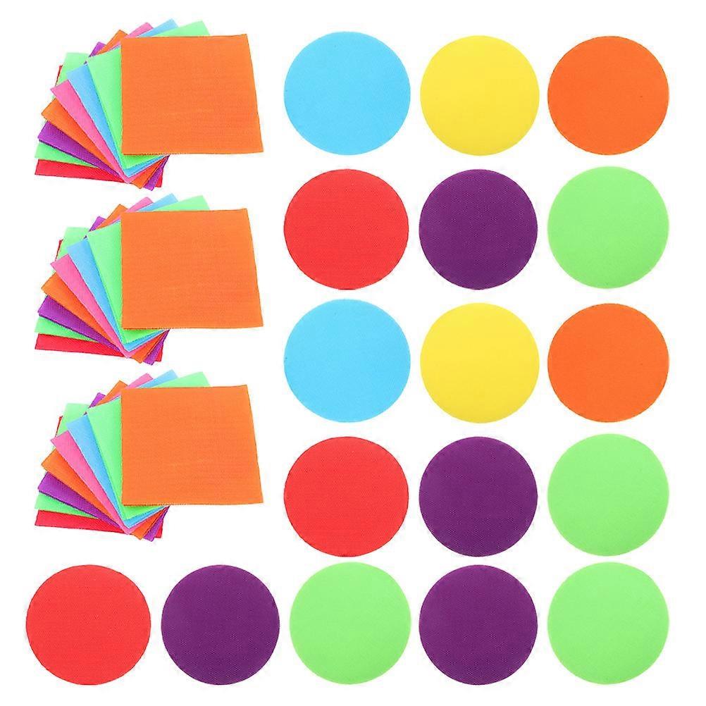 60pcs Carpet Floor Spot Markers for Classroom Sitting Circle – Square Floor Dots for Preschool, Kindergarten Activity & Creative Play